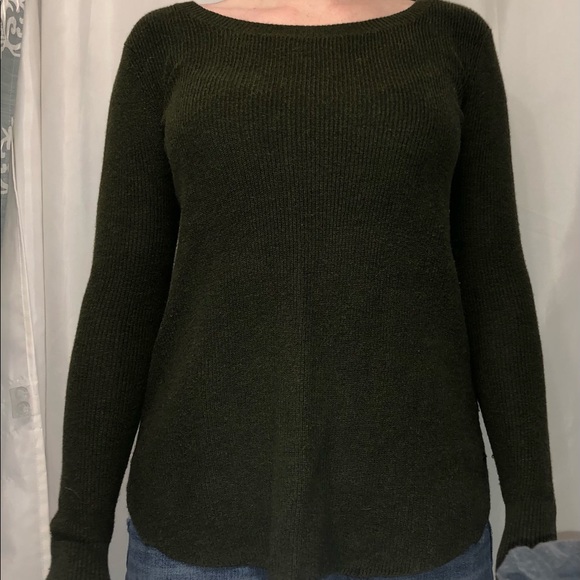 American Eagle green sweater (S) - Picture 4 of 6